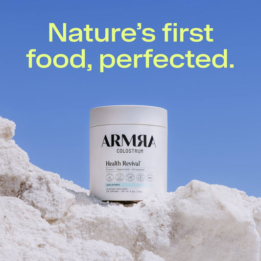 ARMRA Colostrum Powder, Unflavored, 120 Serving Jar